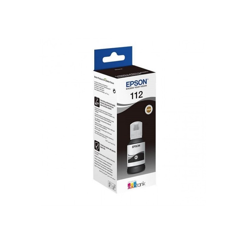 Rašalas Epson 112 BK (C13T06C14A) Juodas 127ml Originalus