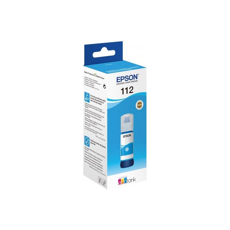 Rašalas Epson 112 CY (C13T06C24A) Žydras 70ml Originalus