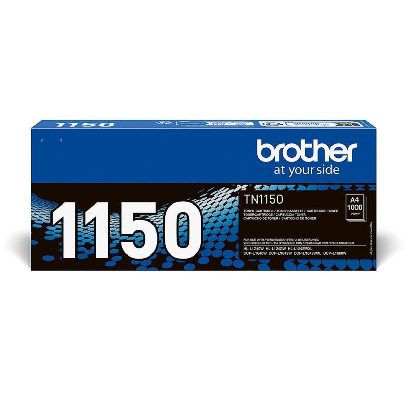 Kasetė Brother TN-1150 BK 1000psl. Originali