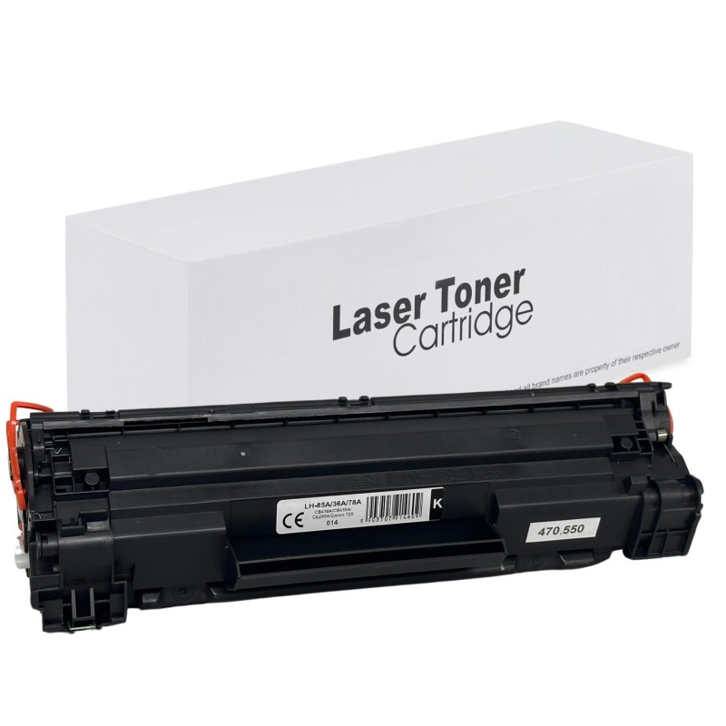 Kasetė HP 85A CB435 / 436A CE285A / 278A Canon 712 / 725 / 728 BK 2000psl